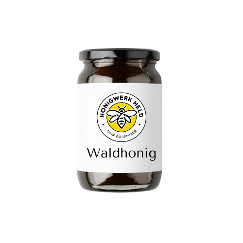 Glas mit Waldhonig